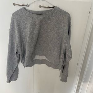 Zara cropped crewneck